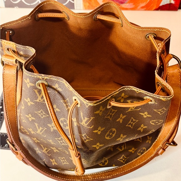 Louis Vuitton Petite Noe Brown Monogram Drawstring Bag - Picture 10 of 15